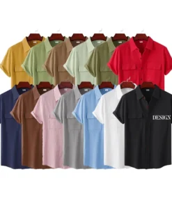 Cotton Fashion Casual Shirt Blouse Plus Size