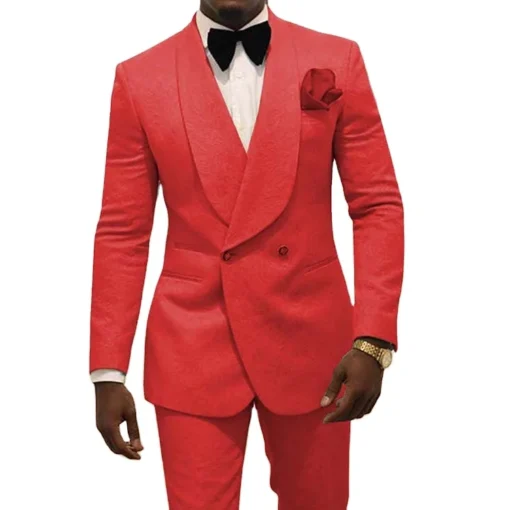 Groomsmen Wedding Suits 2 Pieces - Image 2