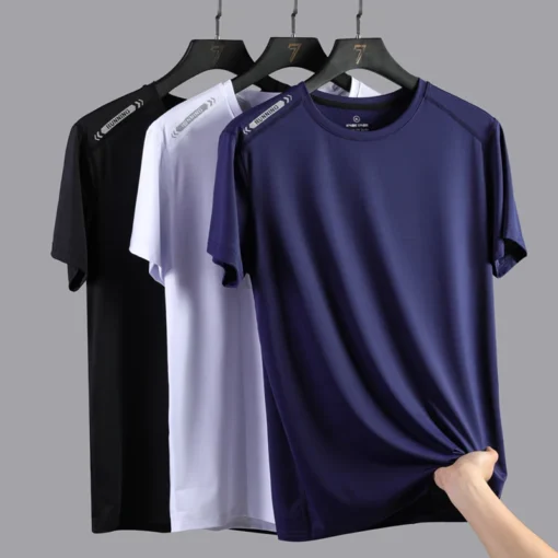 T-shirt Plus size Fitness Short Gym Sports - Image 2