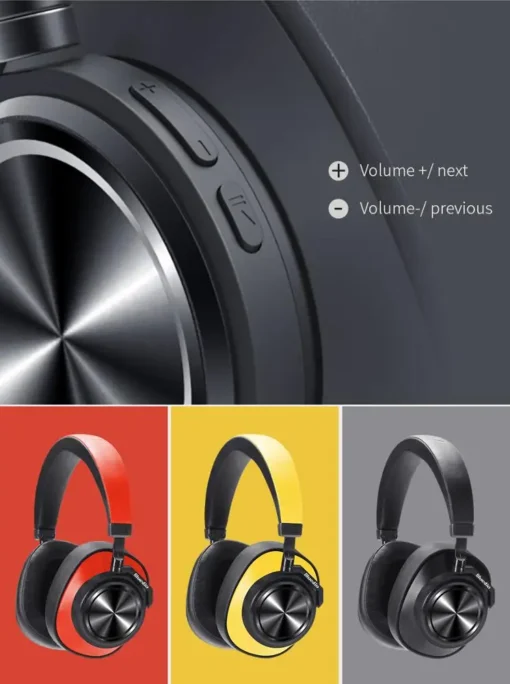 Bluedio T7 wireless headphones alloy body - Image 4