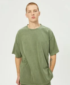 Oversized 100% Cotton T-shirt Vintage Streetwear