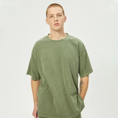 Oversized 100% Cotton T-shirt Vintage Streetwear