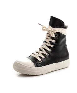 Leather Sport Shoes Ladies Sneakers