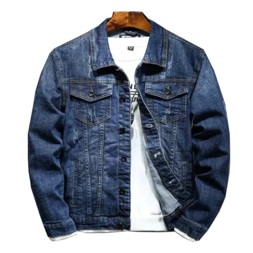 Skinny Fit Stretch Men's Jackets - Image 6