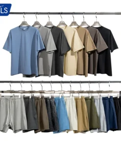 T-Shirt And Shorts Set Vintage Set Streetwear