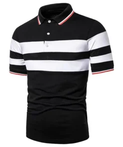 Fashion Polo Shirts Patchwork T-shirt