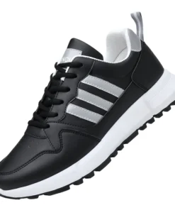 Leather men's Sport Running Sneaker