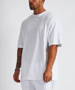 Cotton Drop Shoulder Oversized