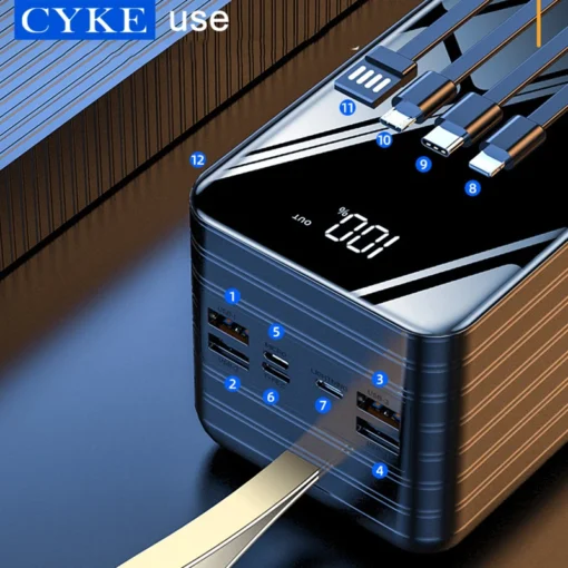 Large Capacity Portable Battery Charger Charging