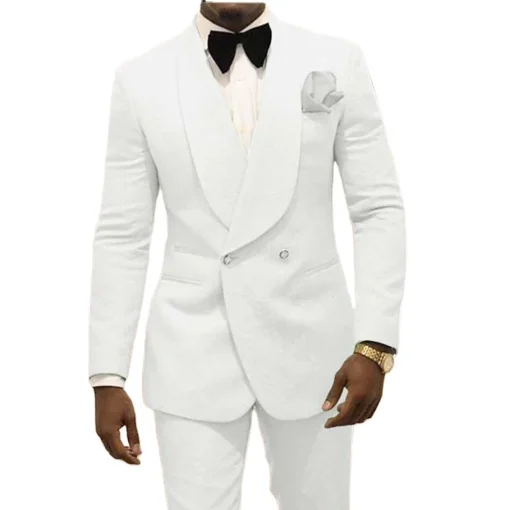 Groomsmen Wedding Suits 2 Pieces - Image 4