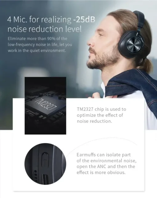 Bluedio T7 wireless headphones alloy body - Image 5