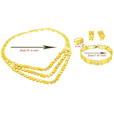 Jewelry sets Necklace & Earrings bridal collares Jewellery Egypt/Turkey/Iraq/African/Israe