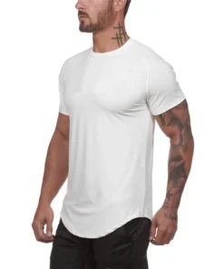 Men Fitness Muscle T Shirt Gym Sports