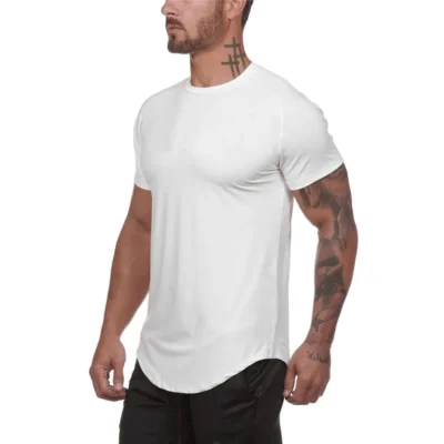 Men Fitness Muscle T Shirt Gym Sports