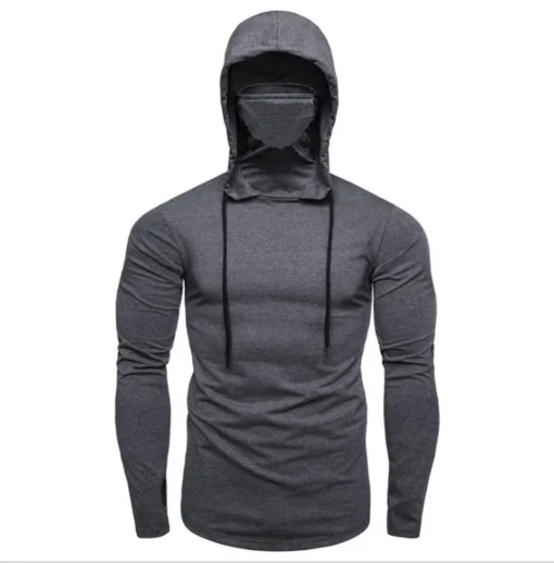 Fitness Wear Sweater Hooded Long - Image 4