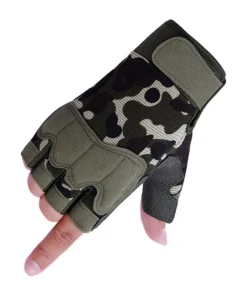 Tactical  Half Finger Gloves Camouflage