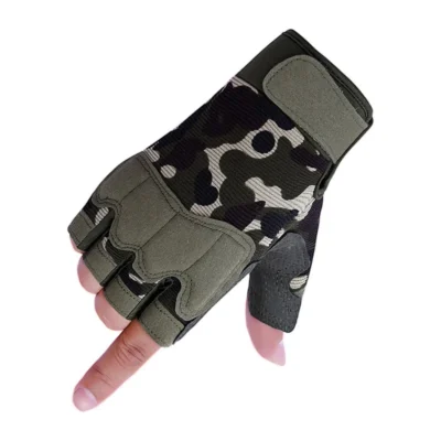 Tactical  Half Finger Gloves Camouflage