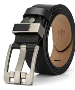 Genuine Leather Belt With Retro Leisure