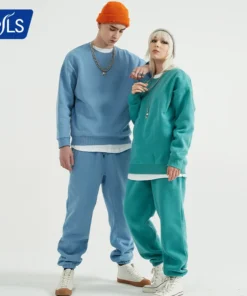 Unisex Oversized 2 Pieces Tracksuit Sweat Suits