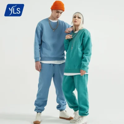 Unisex Oversized 2 Pieces Tracksuit Sweat Suits