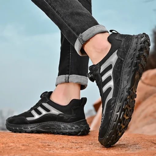 Genuine Leather Shoes Sneakers - Image 5