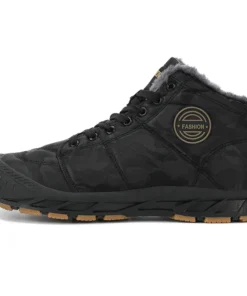 Alternative view of Trekking Fleece Cotton Sneakers Boots