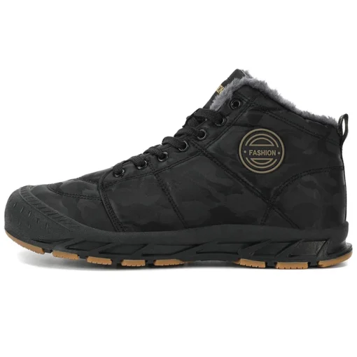 Trekking Fleece Cotton Sneakers Boots - Image 2