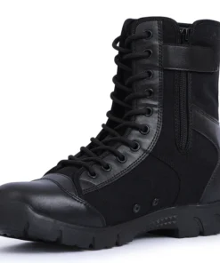 Hight-Top Waterproof Canvas Jungle Boots