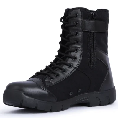 Hight-Top Waterproof Canvas Jungle Boots