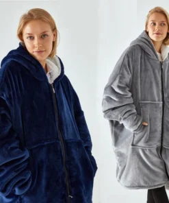 Alternative view of Hoodie Sweatshirt Thick Nightgown