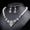High Quality Sets Necklace Earrings Wedding
