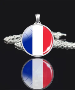 287 Countries Flag  Crystal Necklace