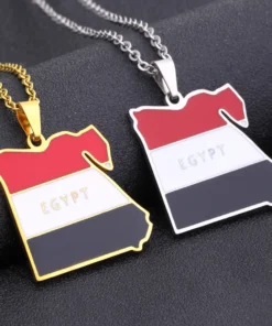 Nationality South Africa Map Necklace