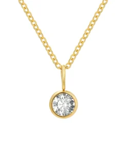 14K Gold Necklace Titanium