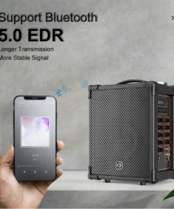 Alternative view of Big Loud Sound Wireless Bluetooth Stereo With Microphone
