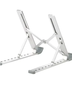 Alternative view of Silver Aluminium Metallic Gaming Monitor Stand