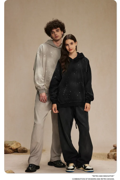 High Quality Sun Wash Cotton Hoodie - Image 4