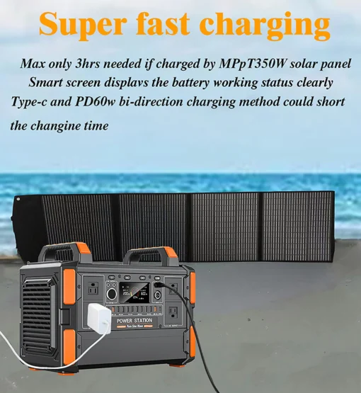 Outlet Power Bank Laptop Ac1008WH 1000W 1200W Power Station - Image 2