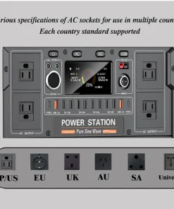 Outlet Power Bank Laptop Ac1008WH 1000W 1200W Power Station